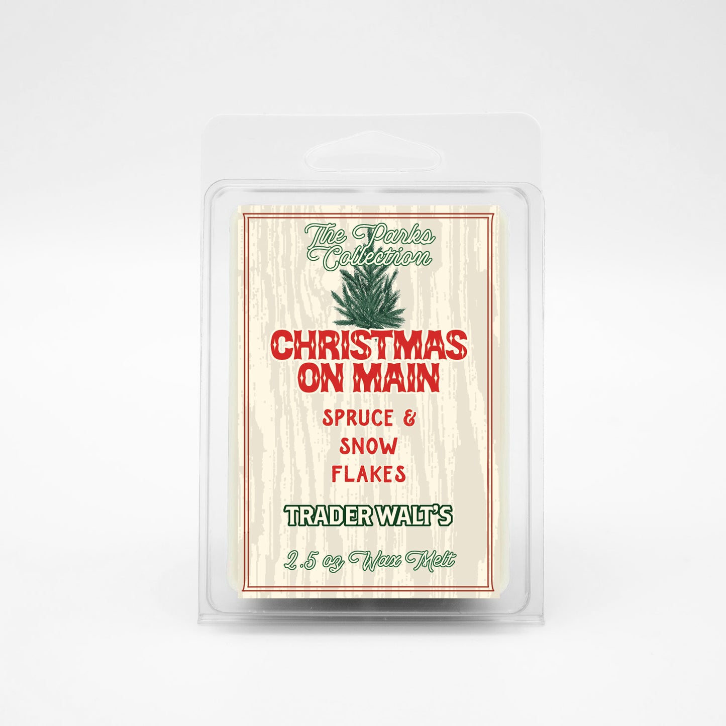 Trader Walt’s Christmas on Main – Main Street Holiday Candle | Peppermint & Spruce