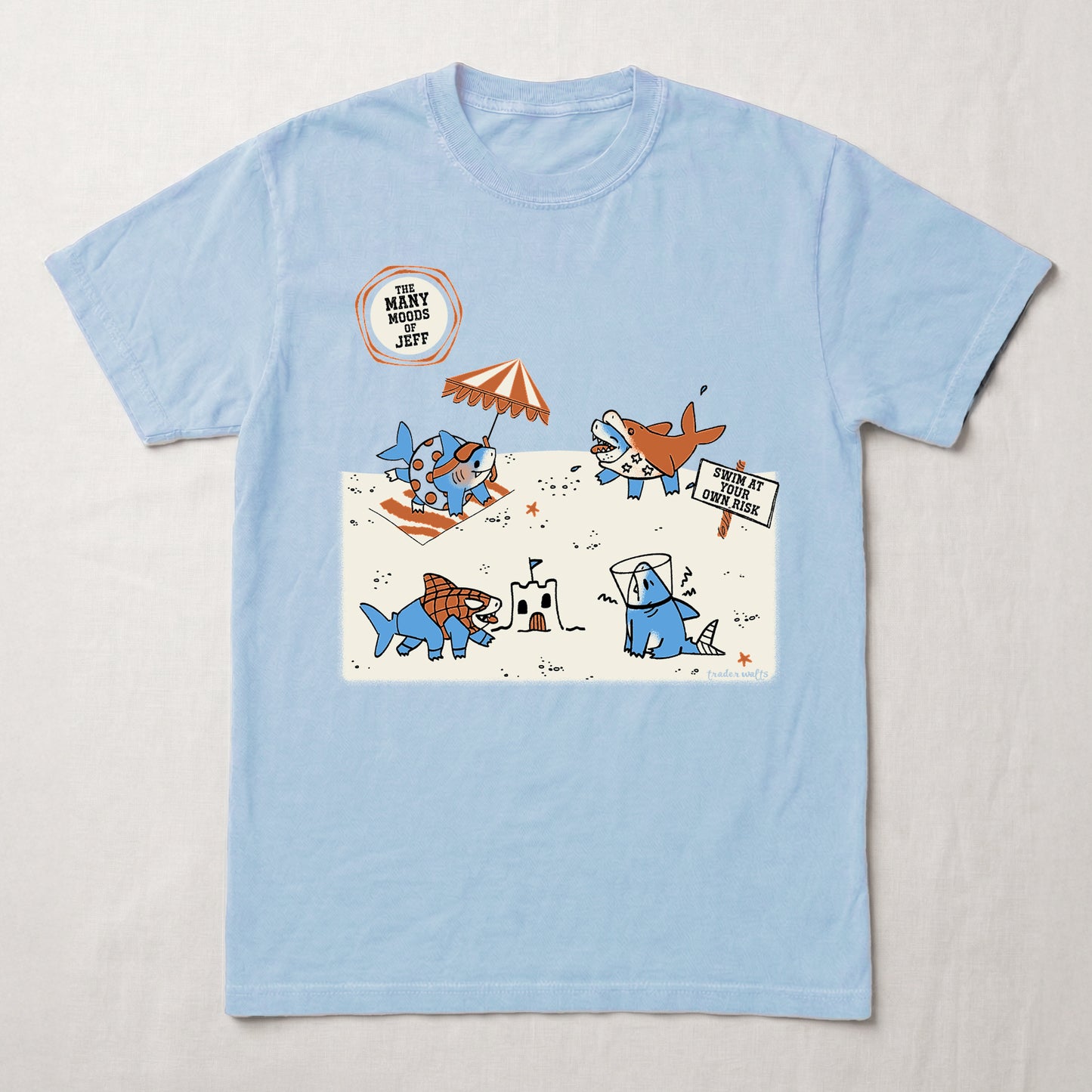 Moods of Jeff T-Shirt – Vintage Comic inspired tee | Trader Walt’s