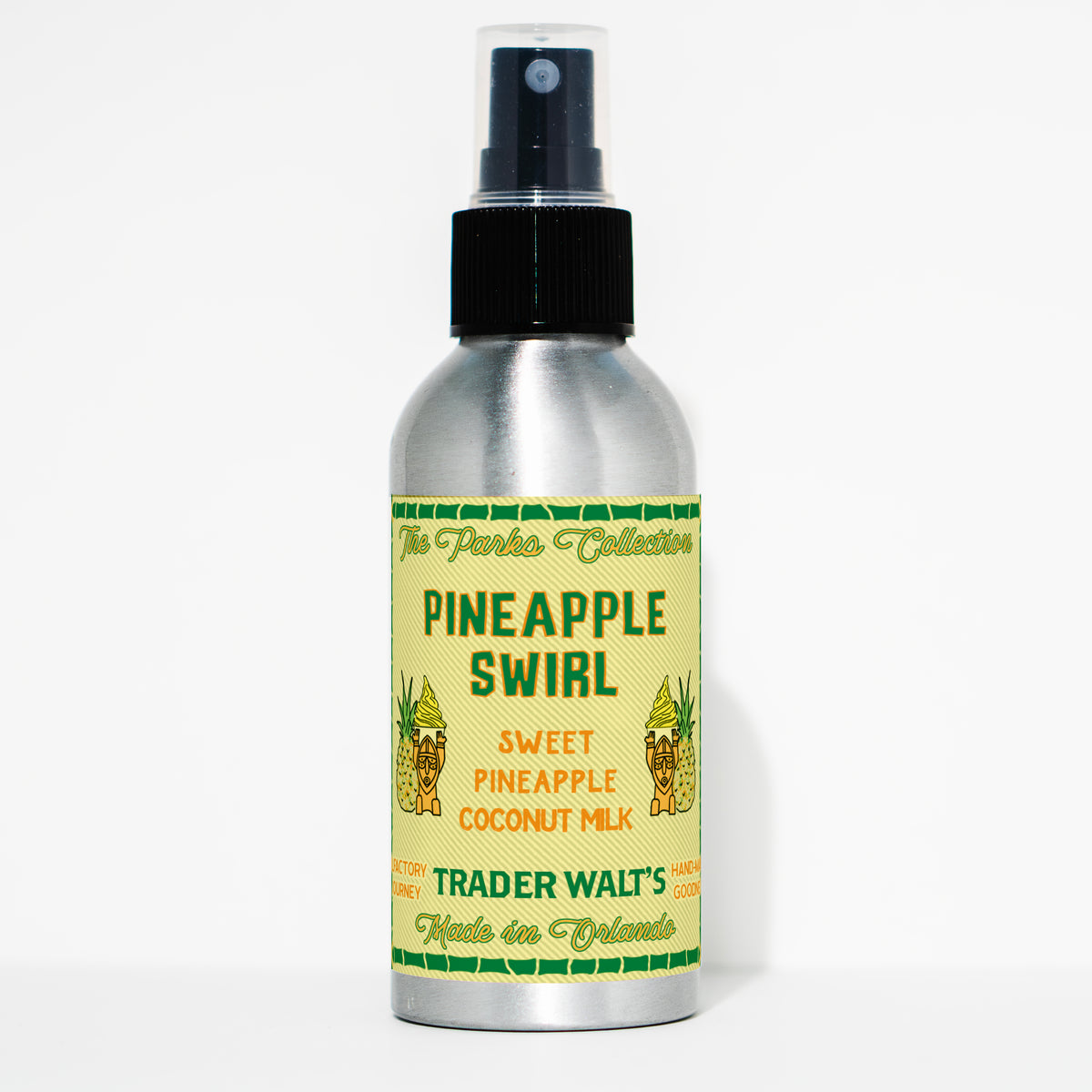 Pineapple Swirl Candle – Sweet Pineapple & Coconut Milk Disney Inspired Scent | Trader Walt’s