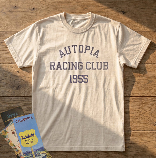 Autopia Racing Club 1955 T-Shirt – Vintage Disneyland inspired tee | Trader Walt’s