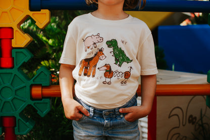 Hey Howdy Hey Children's Tee – Cowboy & Space Ranger Toybox Crew | Trader Walt’s