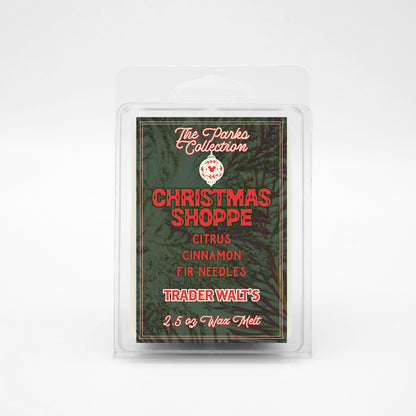 A Disney-inspired holiday wax melt filled with bright citrus, warm cinnamon, and fresh pine. Cozy, festive, and perfect for creating Main Street Christmas vibes at home.