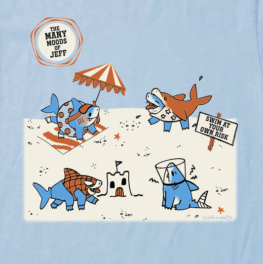 Moods of Jeff T-Shirt – Vintage Comic inspired tee | Trader Walt’s
