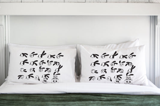 Lucky Rabbit Pillowcase Set – Vintage Toon Nostalgia Bedding | Trader Walt’s