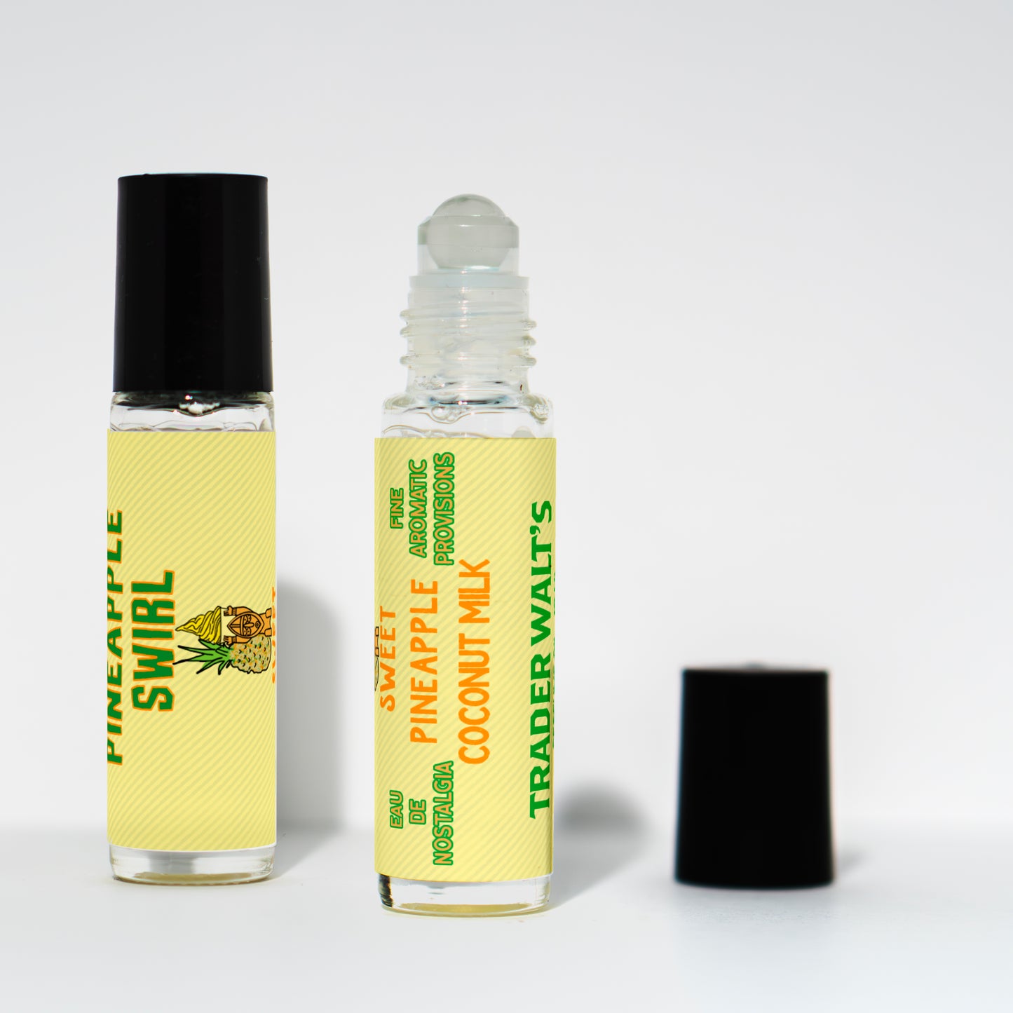 Pineapple Swirl Candle – Sweet Pineapple & Coconut Milk Disney Inspired Scent | Trader Walt’s